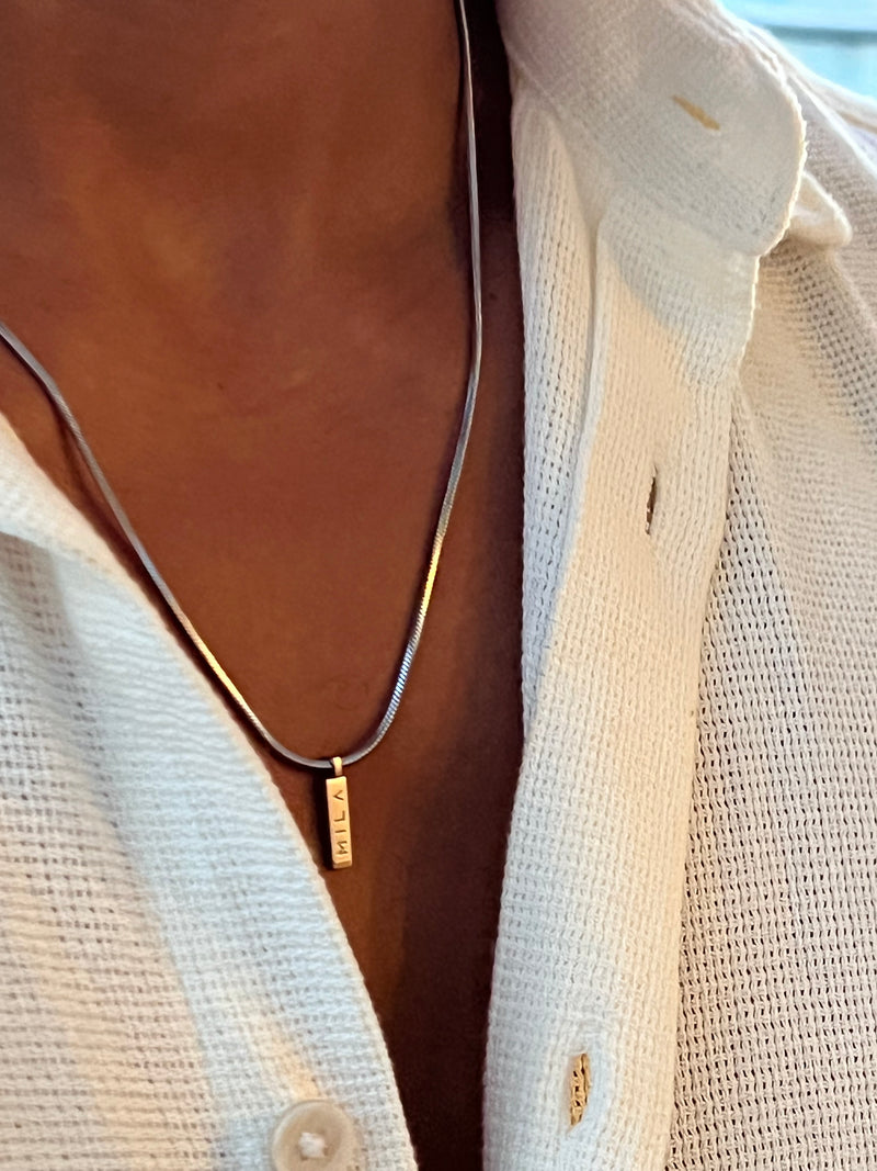 Square Pendant Necklace