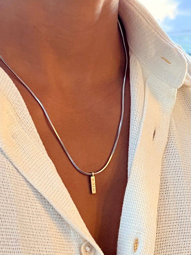 Square Pendant Necklace