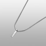 Box Pendant Necklace